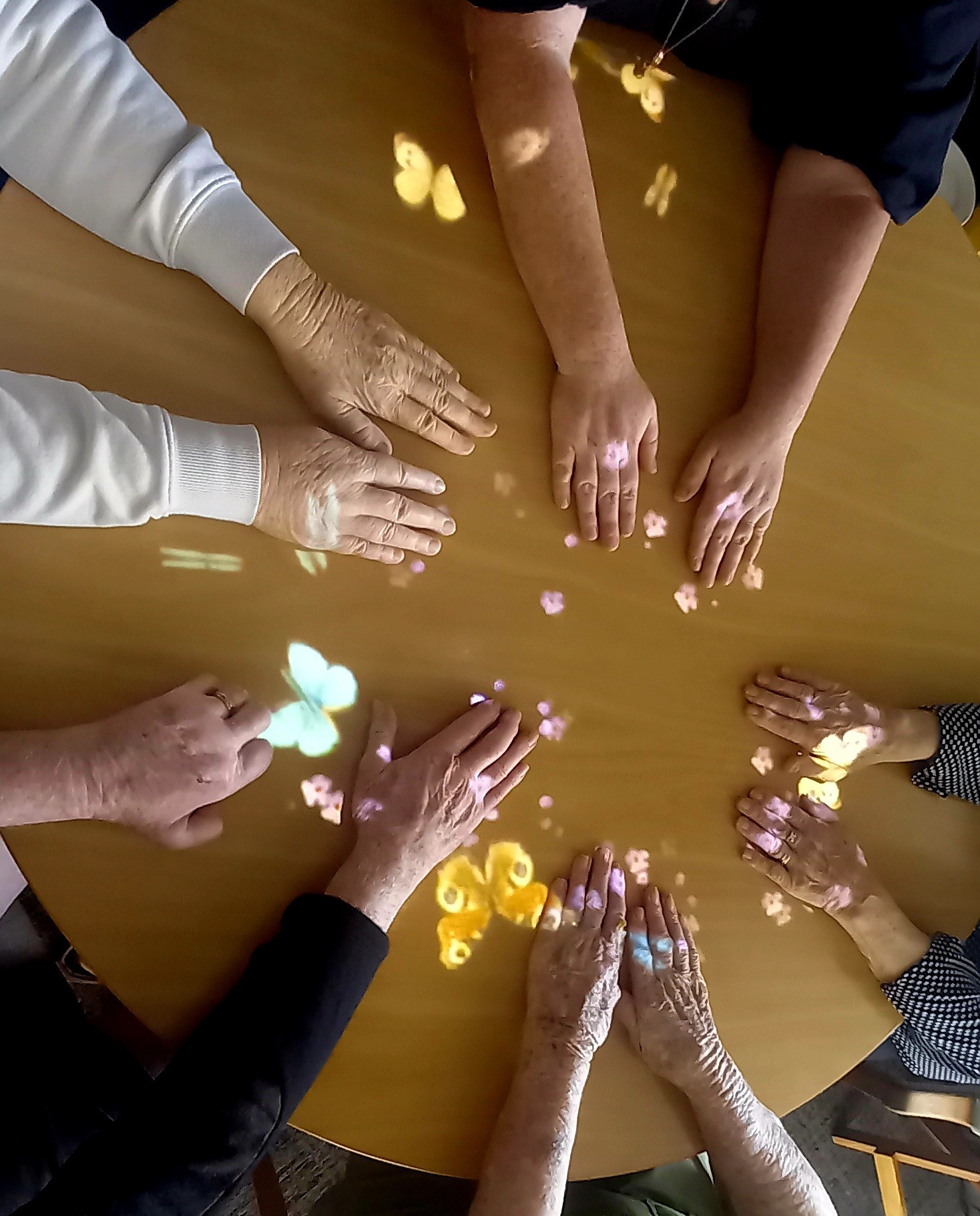 Butterflies Projection Table Dementia